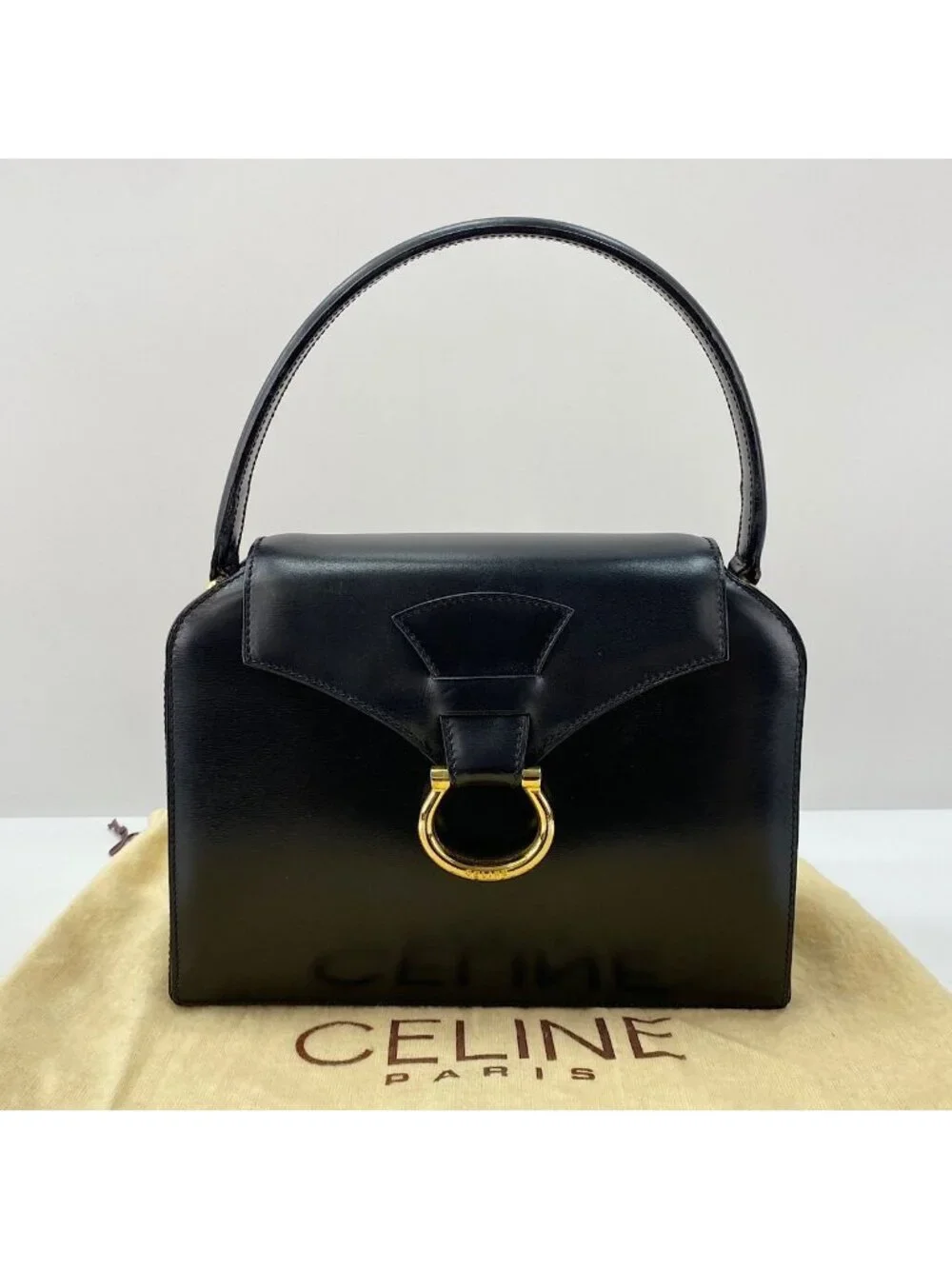 Celine Handbag Ganchini Black